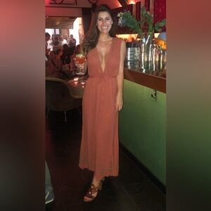 Free People Beaded Midi Dress